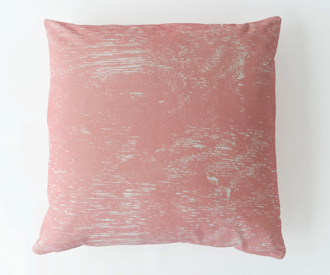 Wood Grain Study Pillow in Vintage Pink